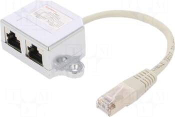 GEMBIRD Splitter | RJ45 socket x2