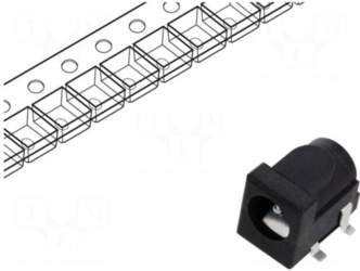 GCT Connector: DC supply | socket