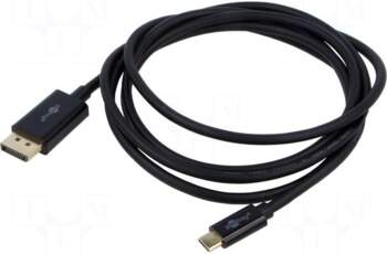 Goobay Cable | DisplayPort plug,USB