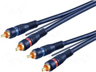 Goobay Cable | RCA plug x2