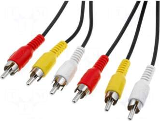 Goobay Cable | RCA plug x3