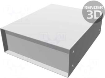 HAMMOND Enclosure: with panel | 1458