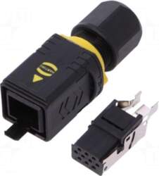 HARTING PushPull V4 plug, Signal, 10-pol