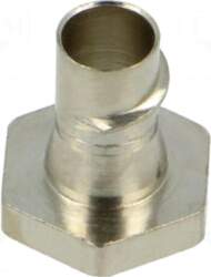 HELLERMANNTYTON Straight terminal connector | brass