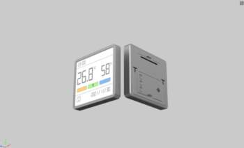 HYGROMETER/THERMOMETER/CLOCK/MTHM01 MOVA