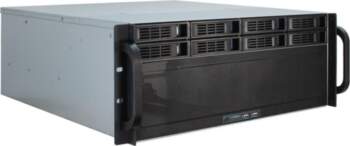 Inter-Tech 4U-4408 Rack Black, Silver