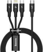 Kabelis Baseus Baseus Rapid 3-in-1 USB
