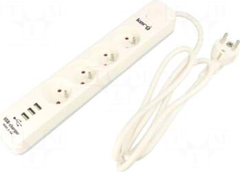 KERG Plug socket strip: protective |