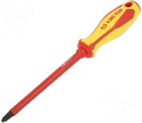 KING TONY Screwdriver: insulated | Phillips