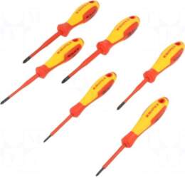 KNIPEX Kit: screwdrivers | Pcs: 6