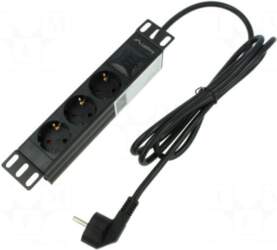LANBERG Plug socket strip: protective |
