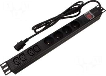 LANBERG Plug socket strip: protective |