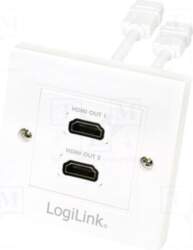 Logilink Wall socket | white |