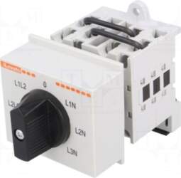 LOVATO ELECTRIC Switch: voltmeter cam switch