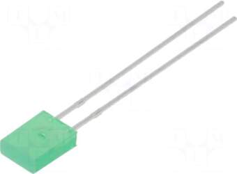 LUMEX LED | green | rectangular