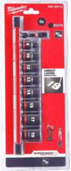 MILWAUKEE IMPACT SOCKET SET 3/8" 9pcs