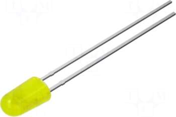 OPTOSUPPLY LED | yellow | oval