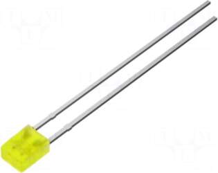 OPTOSUPPLY LED | yellow | rectangular