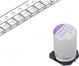 Panasonic Capacitor: polymer | 68uF |