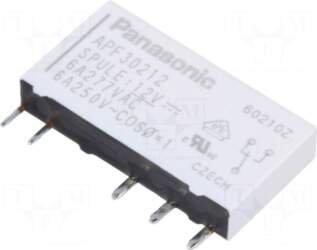Panasonic Relay: electromagnetic | Ucoil: 12VDC