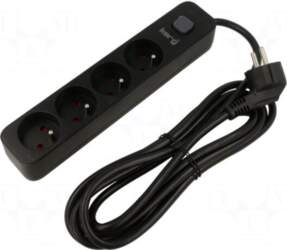 Plug socket strip: protective | Sockets: