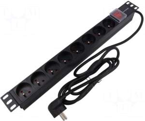 QOLTEC Plug socket strip: protective |