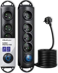 Qoltec Surge protector | 4 sockets