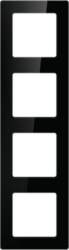 Quadruple frame socket Avatto N-TS10-Frame-B4 (black)
