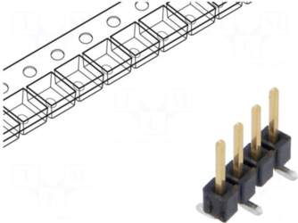 SAMTEC Connector: pin strips | pin