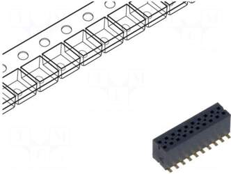 SAMTEC Connector: pin strips | socket
