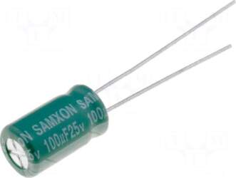 SAMXON Capacitor: electrolytic | low impedance