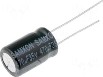 SAMXON Capacitor: electrolytic | THT |