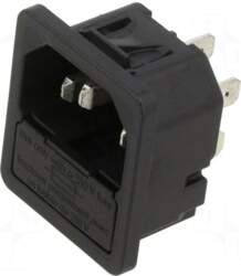 SCHURTER Connector: AC supply | socket