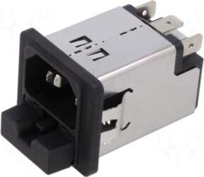 SCHURTER Connector: AC supply | socket