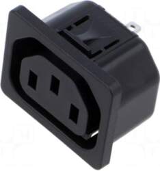SCHURTER Connector: AC supply | socket
