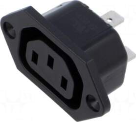 SCHURTER Connector: AC supply | socket