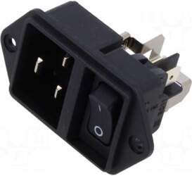 SCHURTER Connector: AC supply | socket