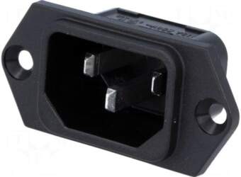 SCHURTER Connector: AC supply | socket
