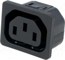 SCHURTER Connector: AC supply | socket