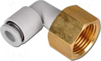 SMC Push-in fitting | threaded,angled