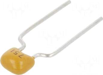 SR PASSIVES Capacitor: ceramic | 750pF