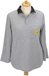 STATICTEC Polo shirt with long sleeves