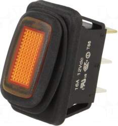 SWITCH COMPONENTS ROCKER | SPST |