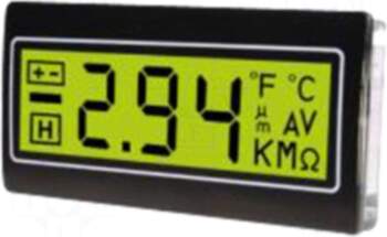 TDE INSTRUMENTS Voltmeter | digital,mounting