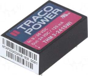 TRACO POWER Converter: DC/DC | 3W