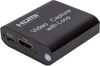 Video Capture with Loop HDMI, 4K