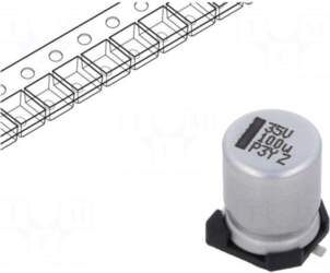 VISHAY Capacitor: electrolytic | SMD |