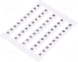 WEIDMÜLLER Marker | white | Width: