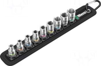 WERA Socket: 6-angles-set | socket spanner