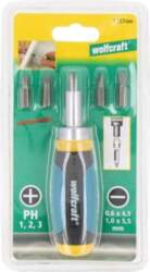 WOLFCRAFT Screwdriver: universal-set | with ratchet